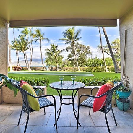 Ocean-View Kihei Condo With Lanai Steps To Beach! Exterior photo