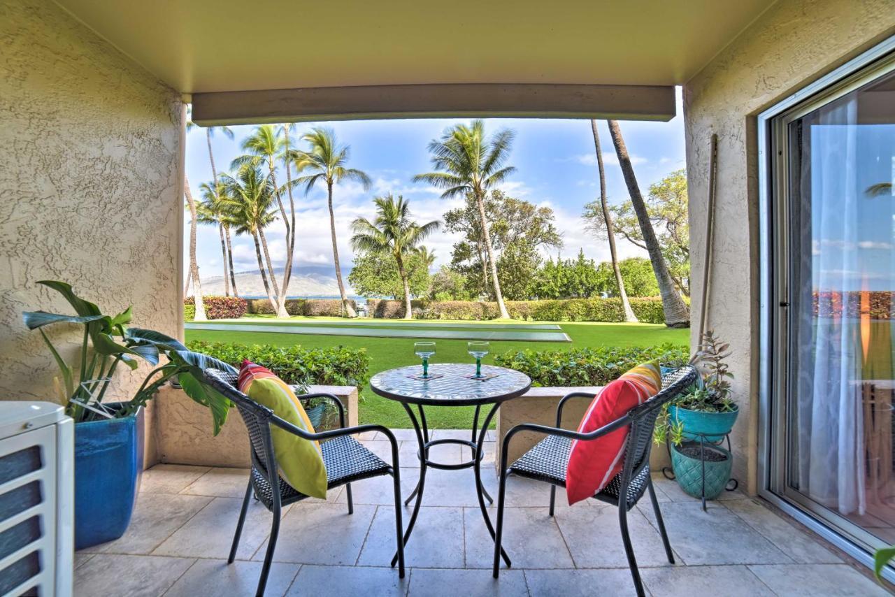 Ocean-View Kihei Condo With Lanai Steps To Beach! Exterior photo