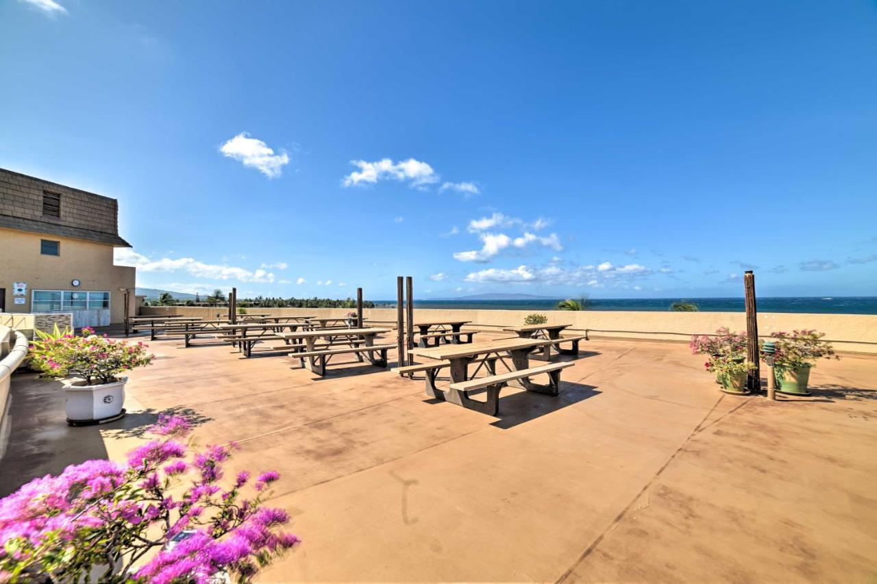 Ocean-View Kihei Condo With Lanai Steps To Beach! Exterior photo
