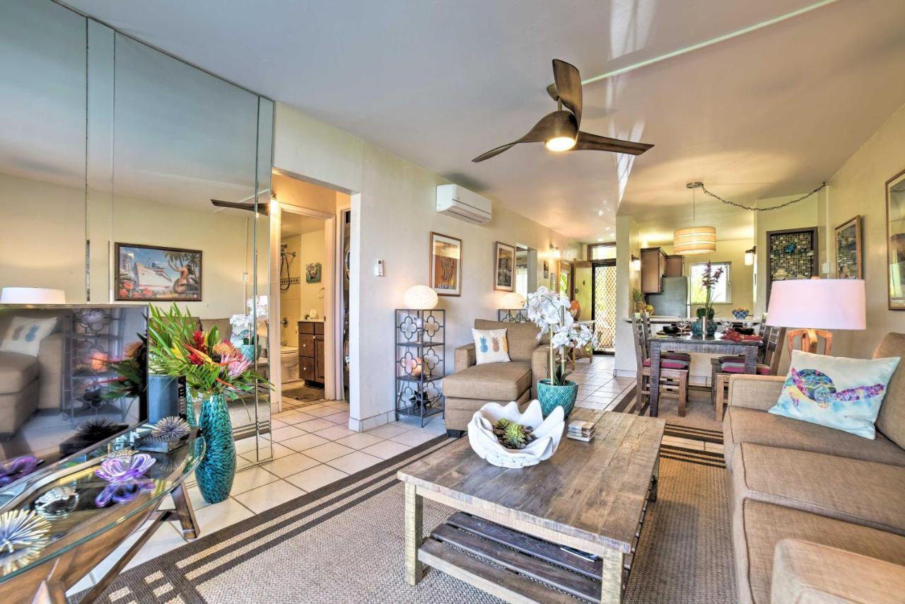 Ocean-View Kihei Condo With Lanai Steps To Beach! Exterior photo