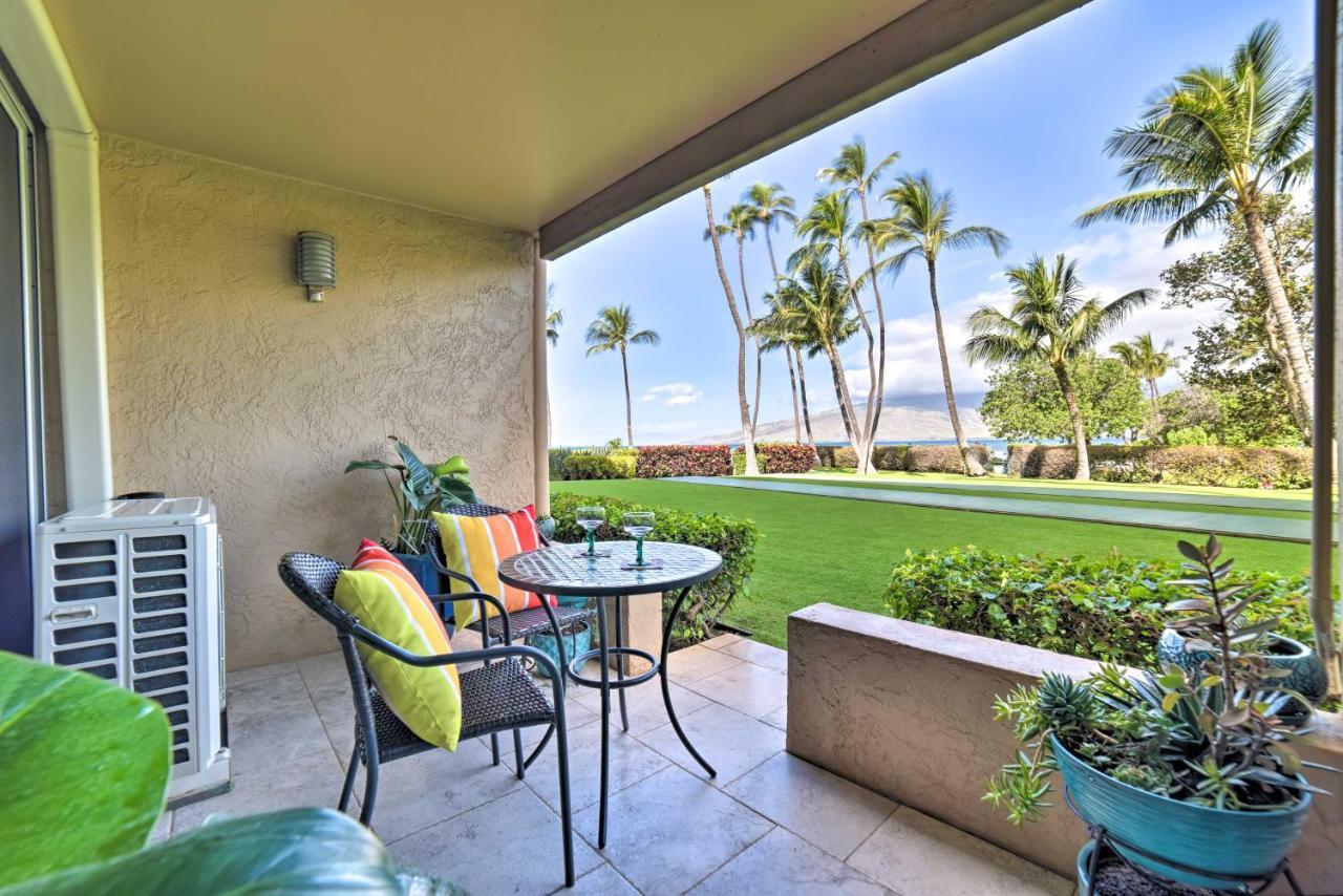 Ocean-View Kihei Condo With Lanai Steps To Beach! Exterior photo